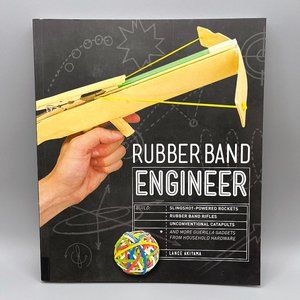 Rubber Band Engineer Book – Build Slingshot Powered Rockets, Catapults & More!